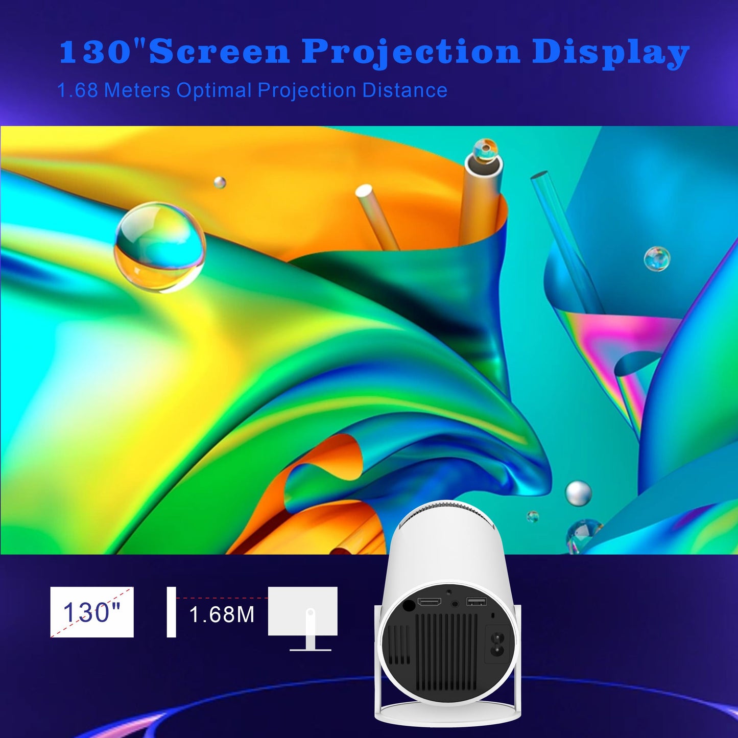 Projecto-Pal 4k Smart Portable Projector